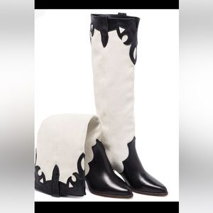 Isabel Marant Sue Panelled Western Boots